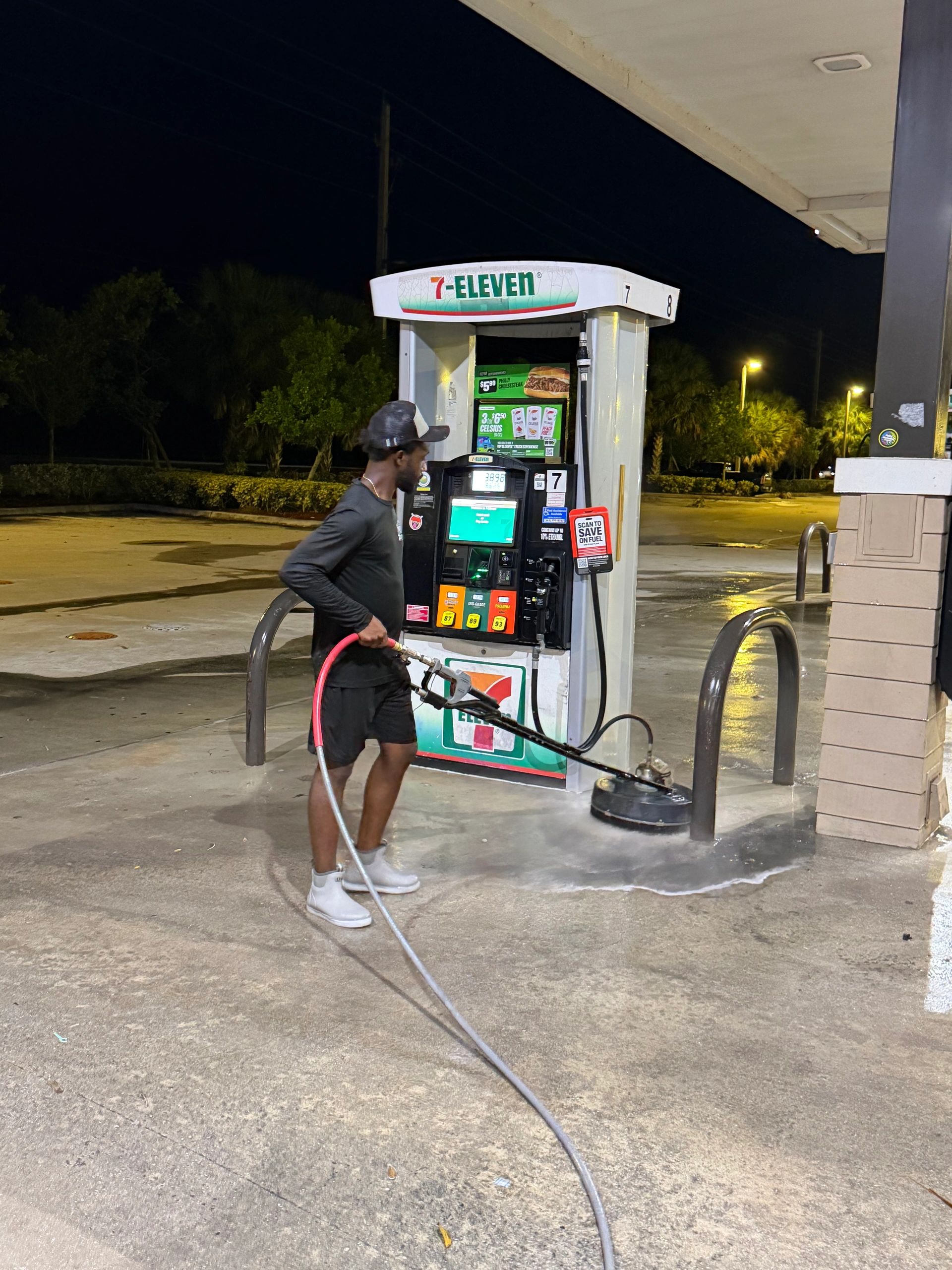Gum removal cleaning